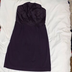 Deletta Strapless Ribbed Torso Dress — Size Small